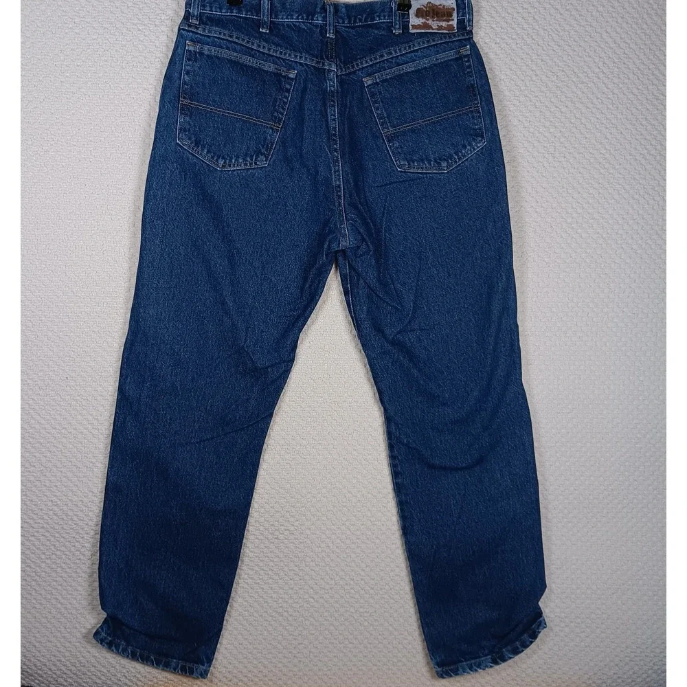 Wrangler Pro Rodeo Jeans Mens 36x32 Blue Denim Rugged‎ Straight Workwear